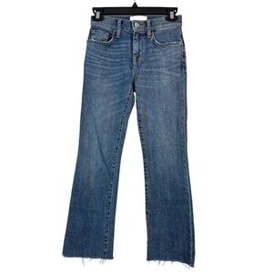 Current Elliot Anthropologie Mid-Rise Denim Blue Jeans Size 23 EUC #VEG-0727